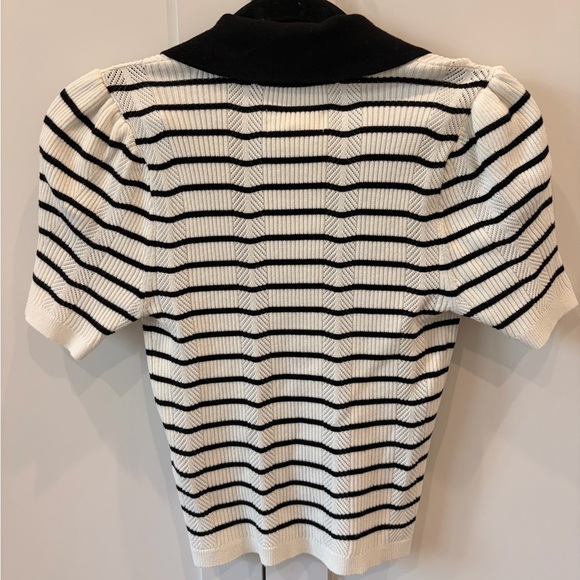 Maeve by Anthropologie Short-sleeve collared sweater cardigan - Picture 6 of 7